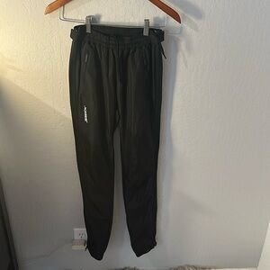 Black swix full zip nordic ski pants, size small